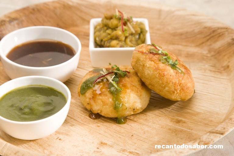 Aloo tikki (croquetes de batata temperada)