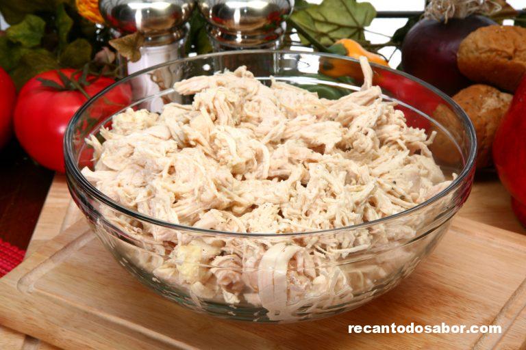 Receitas 7 Frango desfiado estilo mexicano