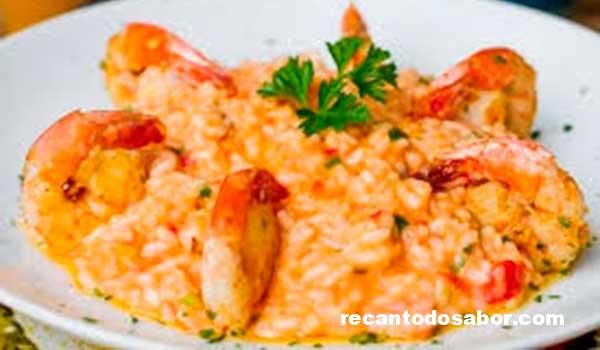 Receitas 27 Risoto Cremoso de Camarão