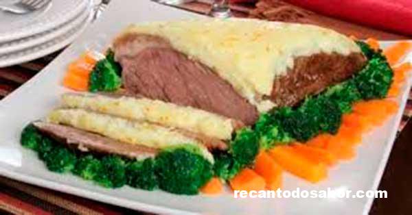 Receitas 18 picanha com requeijão e alho